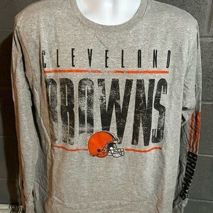 NFL Football Cleveland Browns Long Sleeve Shirt Size XL Extra Large